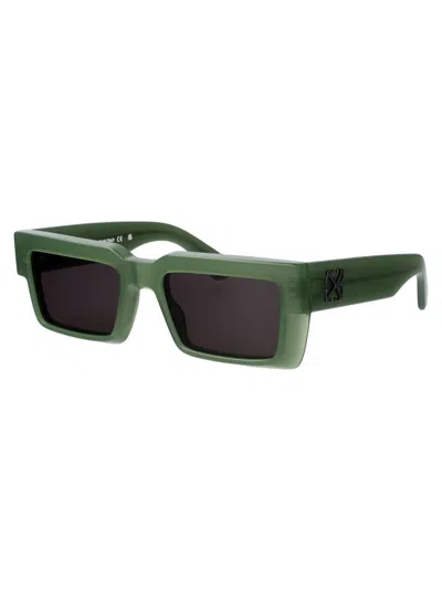 Off-white Moberly Sunglasses In 5707 Sage Green