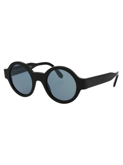 Giorgio Armani Black Acetate Sunglasses In 5001r8 Black