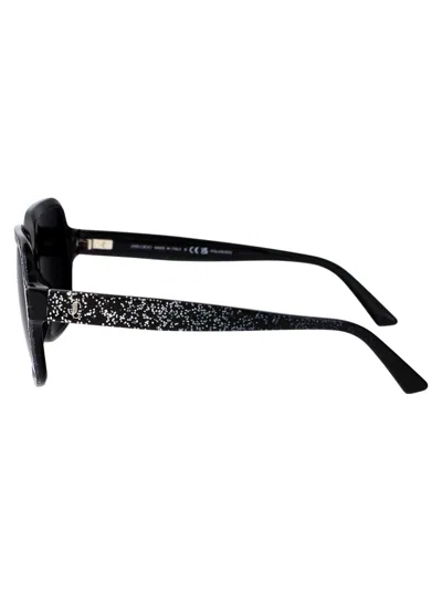 Jimmy Choo 0jc5005 Sunglasses In 5041t3 Black Gradient Glitter