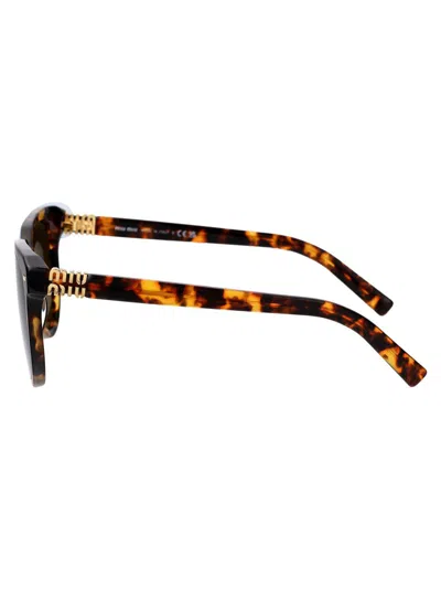 Miu Miu 0mu 12zs Sunglasses In Vau01t Havana Honey
