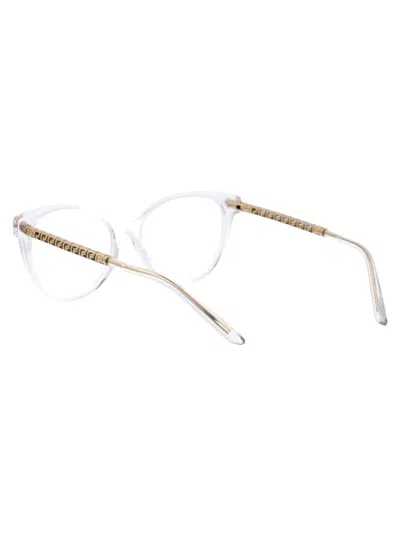 Versace Butterfly-frame Glasses In 148 Crystal