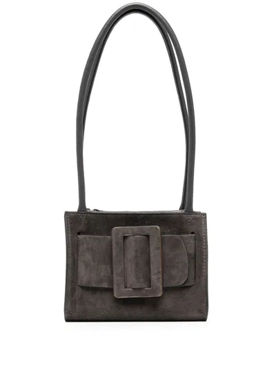 Boyy Bobby 18 Soft Leather Handbag In Grey