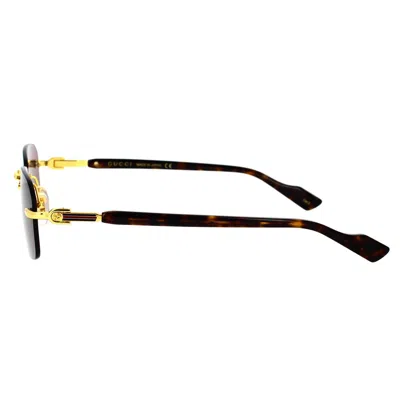 Gucci Eyewear Sunglasses In Gold
