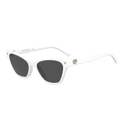 Chiara Ferragni Ladies' Sunglasses  Cf 1020_s Gbby2 In White