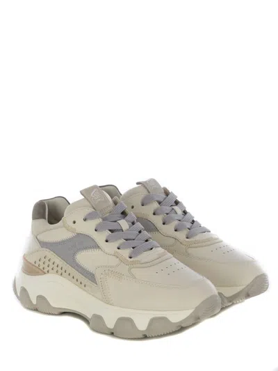 Hogan Sneakers In Beige