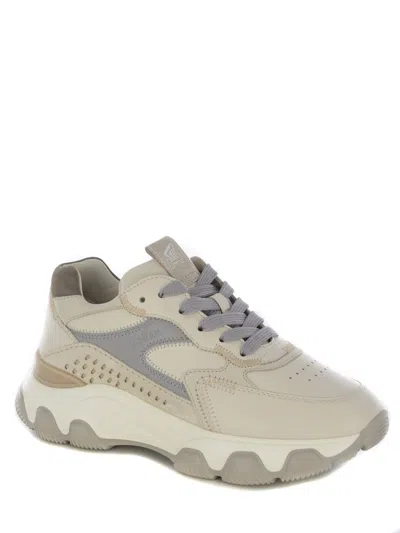 Hogan Sneakers In Beige