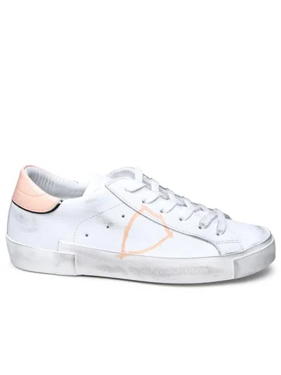Philippe Model Prsx Vintage Low Sneakers In White