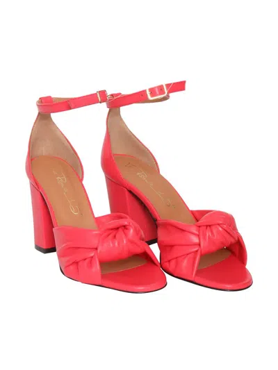 Via Roma 15 Tom Red Sandals In Fucsia