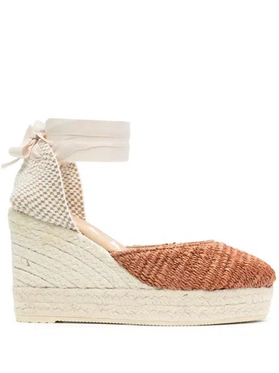 Manebi Lacing Wedges In G 0.9 Orange Rust