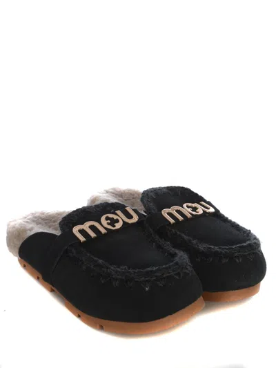 Mou Winter Bio Slides In Black