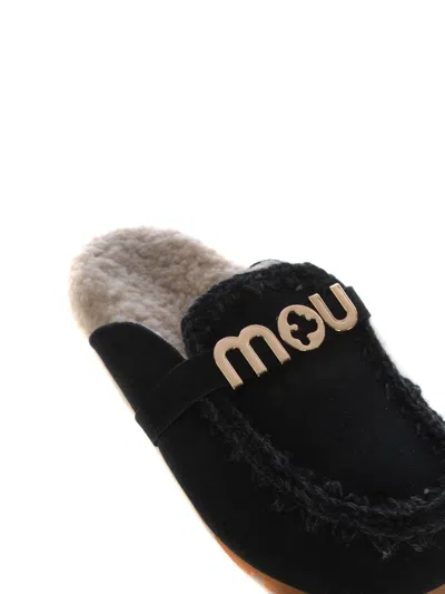 Mou Winter Bio Slides In Black