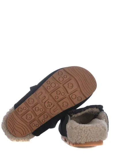 Mou Winter Bio Slides In Black