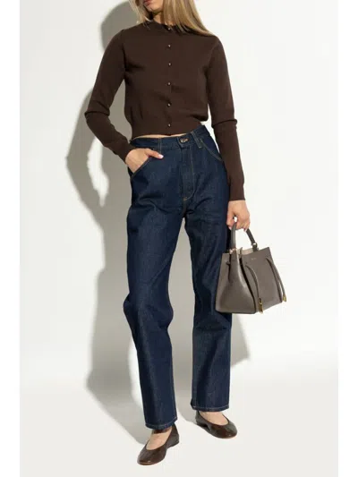 Lanvin Leather Ballerinas In Black