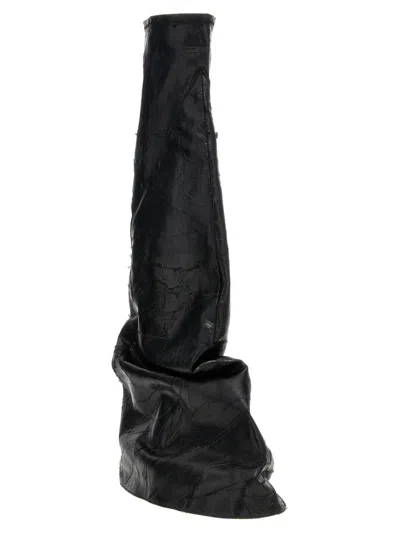 Rick Owens Drkshdw Drkshdw By Rick Owens Woman Boot Black Size 7 Textile Fibers In Black