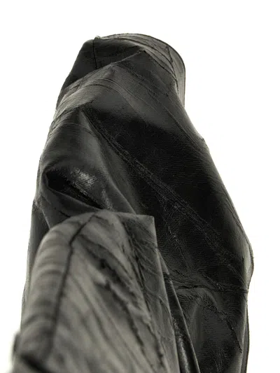 Rick Owens Drkshdw Drkshdw By Rick Owens Woman Boot Black Size 7 Textile Fibers In Black