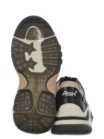 Ash Lace-up Low-cut Sneakers In Black