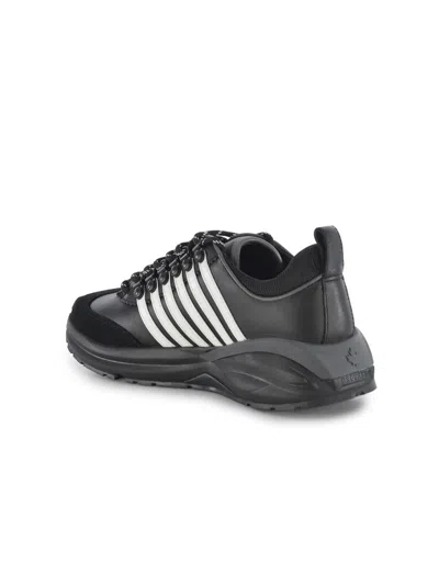 Dsquared2 Lace-up Low-cut Sneakers In Black