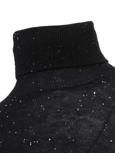 Fabiana Filippi Sequinned Sweater In Black