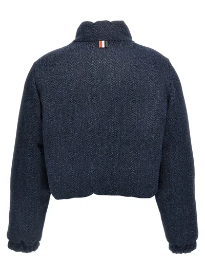Thom Browne Reversible Down Comfort In Blue