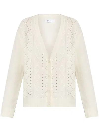 Samsoe & Samsoe Samsøe Samsøe Salee Cardigan Clothing In Clr000289 Clear Cream
