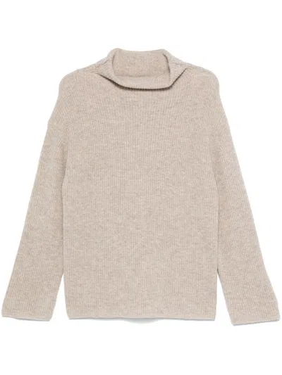 Samsoe & Samsoe Samsøe Samsøe Sazlata Turtleneck In Clr998705 Khaki Melange