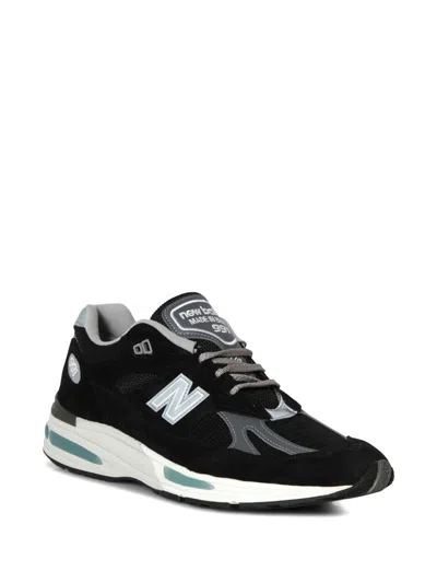 New Balance Made In Uk 991v2 Panelled Sneakers In Black