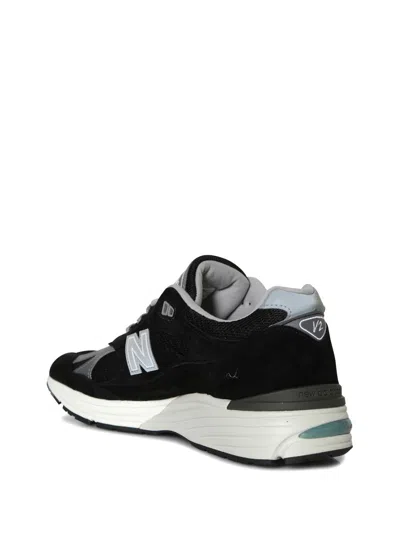 New Balance Made In Uk 991v2 Panelled Sneakers In Black