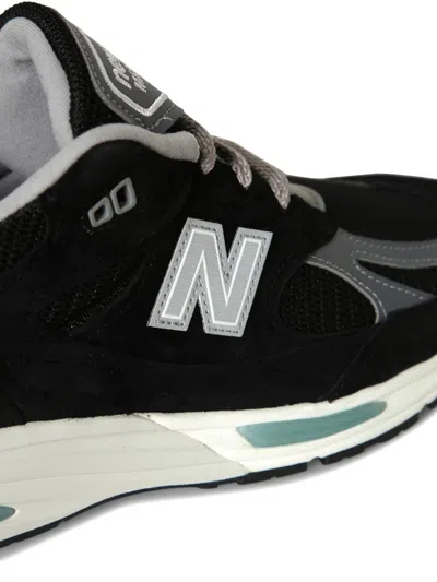 New Balance Made In Uk 991v2 Panelled Sneakers In Black