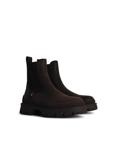 Moncler Boots In Brown