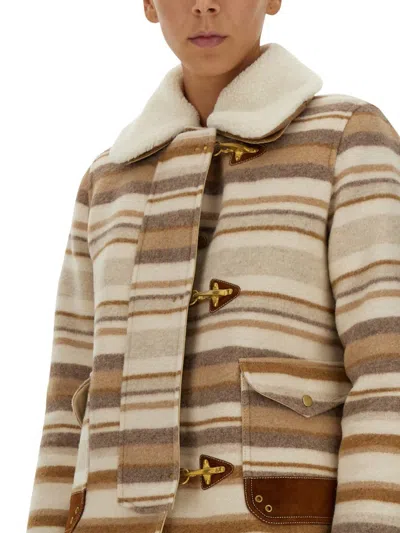 Fay Three-hook Jacket In Multicolour