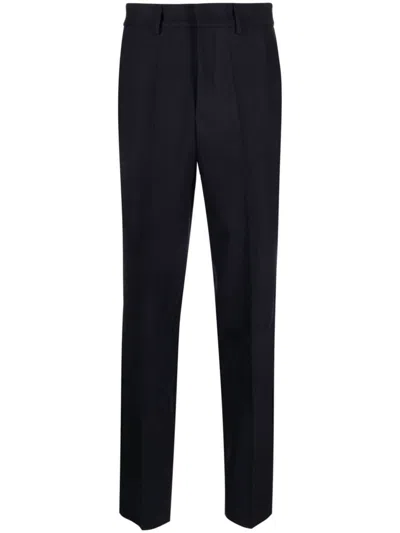 P.a.r.o.s.h Virgin-wool Tailored Trousers In Blue