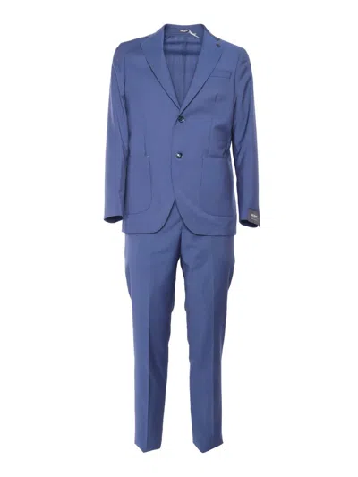 Breras Milano Single-breasted Suit In Blue