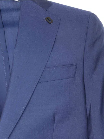Breras Milano Single-breasted Suit In Blue
