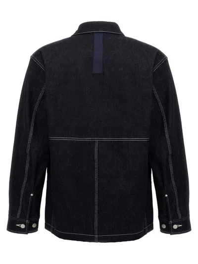 Junya Watanabe Carhartt Jacket With Collared Design And Multiple Pockets In Blue