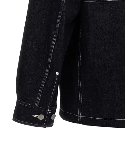 Junya Watanabe Carhartt Jacket With Collared Design And Multiple Pockets In Blue