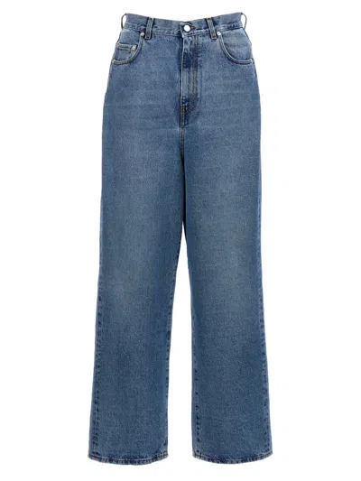 Séfr Blue Disco Cut Jeans In Blue