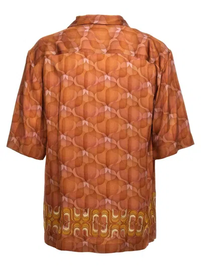 Dries Van Noten 'cassiemb' Geometric Embroidered Shirt In Multicolor