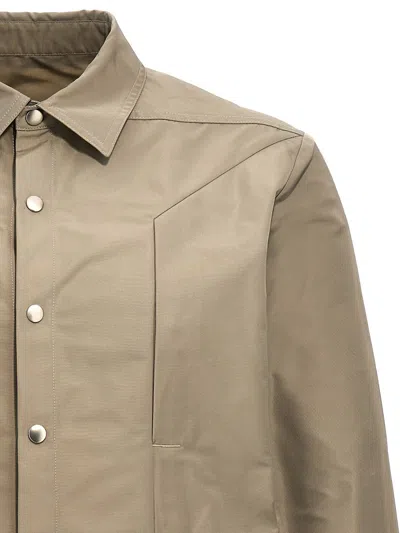 Shop Rick Owens 'fogpocket' Jacket In Gray