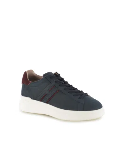 Hogan Sneakers H580 In Pelle Scamosciata In Blue