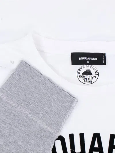 Dsquared2 T-shirts And Polos In White