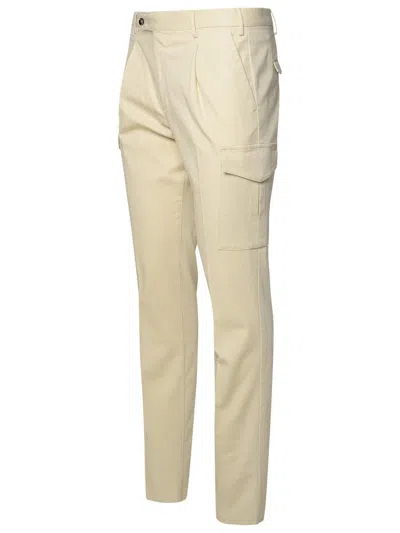 Pt01 Pantalone Master Cargo In Beige