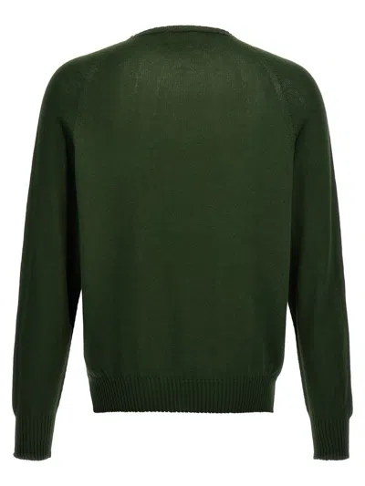 Ma'ry'ya Crew-neck Sweater In Green
