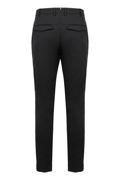 Pt01 Chino Pants In Wool Blend In Grey