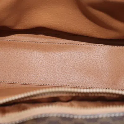 Pre-owned Celine Céline Macadam Brown Canvas Shoulder Bag ()