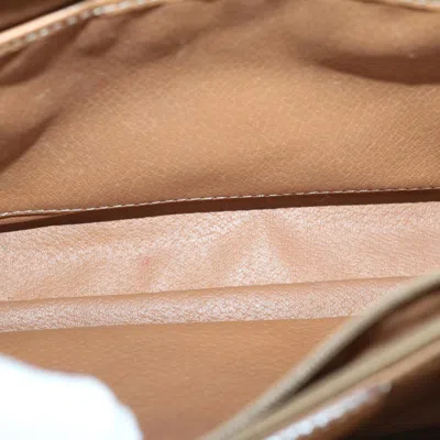 Pre-owned Celine Céline Macadam Brown Canvas Shoulder Bag ()