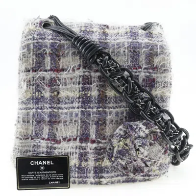 Pre-owned Chanel Camélia Multicolour Tweed Shoulder Bag ()