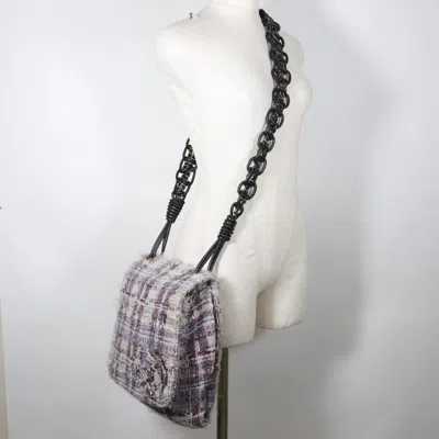 Pre-owned Chanel Camélia Multicolour Tweed Shoulder Bag ()
