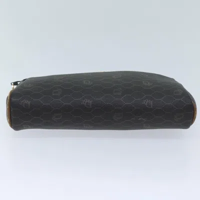 Pre-owned Dior Honeycomb Black Canvas Clutch Bag ()