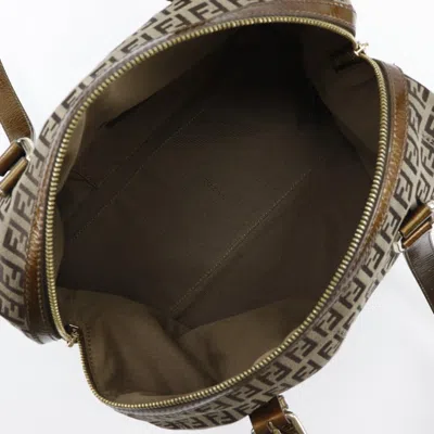 Pre-owned Fendi Brown Canvas Shoulder Bag ()
