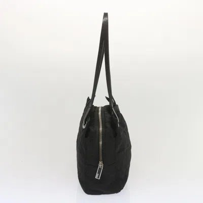 Pre-owned Fendi Zucca Black Canvas Shoulder Bag ()